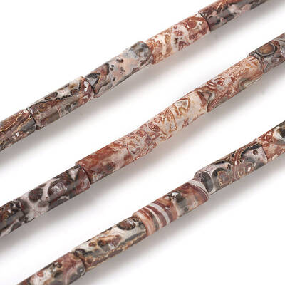 Natural Leopard Skin Jasper Beads Strands