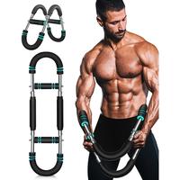 Arm Trainer. Strengthen Chest and Arm Muscles Men's Fitness Trainer Detachable Portable Spring Resistance Home Fitness Equipm...