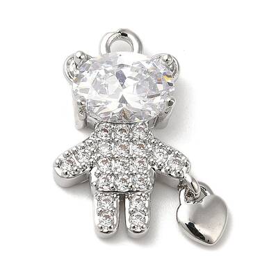 Brass Cubic Zirconia Pendants