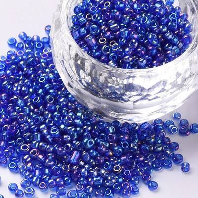 12/0 Round Glass Seed Beads