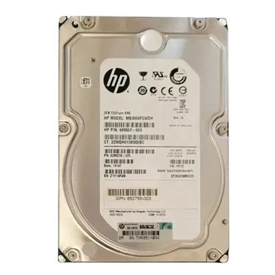 652755-003 HP 3TB 6Gb/s SAS 7200 3.5-inch 64MB Hard Drive