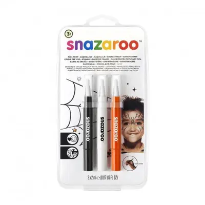 Snazaroo 3-Color Pen Marker Set