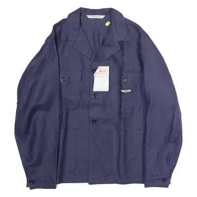MARSUM Swiss Mens Workwear Jacket Blue Twill L