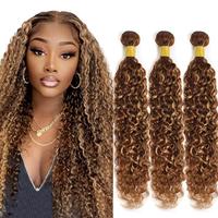 VIPbeauty 15A Human Hair Bundles Honey Blonde Bundles Human Hair 100% Unprocessed Brazilian Virgin Weave Bundles 1/3 Bundles ...