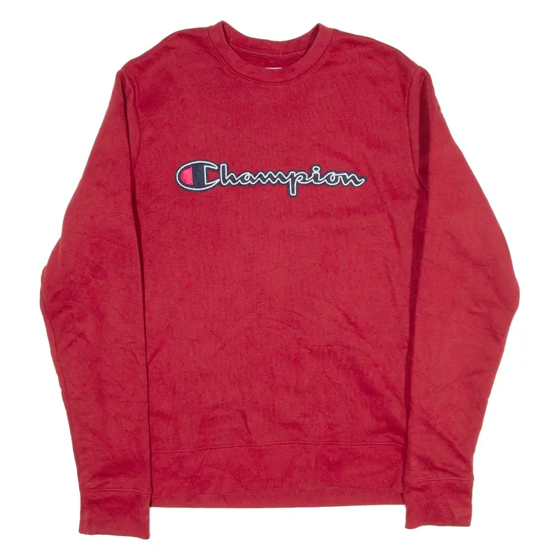 CHAMPION Mens Sweatshirt Red M