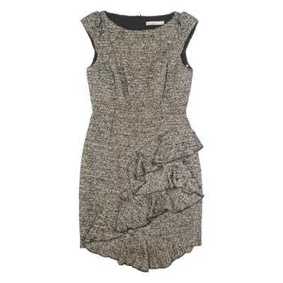 KAREN MILLEN Womens Pencil Dress Black Sleeveless Knee Length UK 10