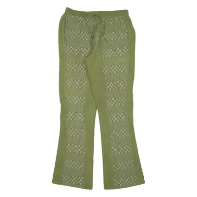 Womens Trousers Green Regular Bootcut W26 L28
