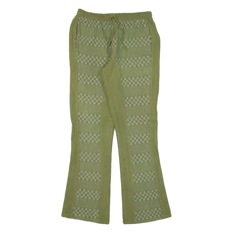 Womens Trousers Green Regular Bootcut W26 L28