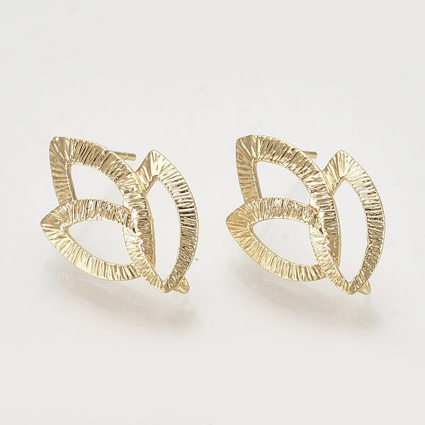Brass Stud Earring Findings