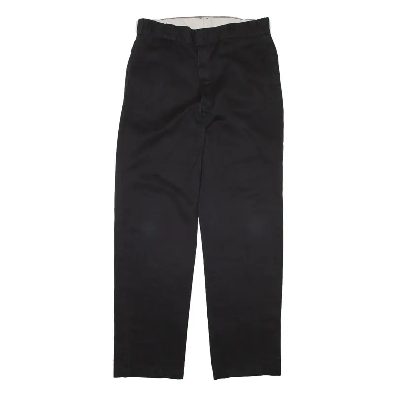 DICKIES Workwear Trousers Black Regular Straight Mens W34 L33