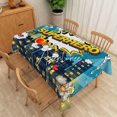Aperturee Cosmic Brain Star Pattern Dynamic Light Tablecloth, 52 x 70 inch, 30.82 USD, rectangle tablecloths, ZWH01906-A