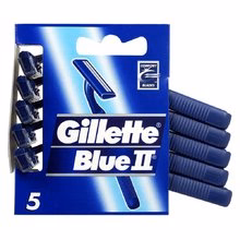 Gillette Blue II Razor Blades 10 Pieces - Precise and Comfortable Shave