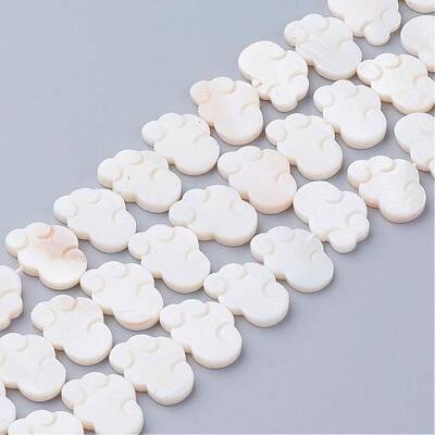 Natural White Shell Beads