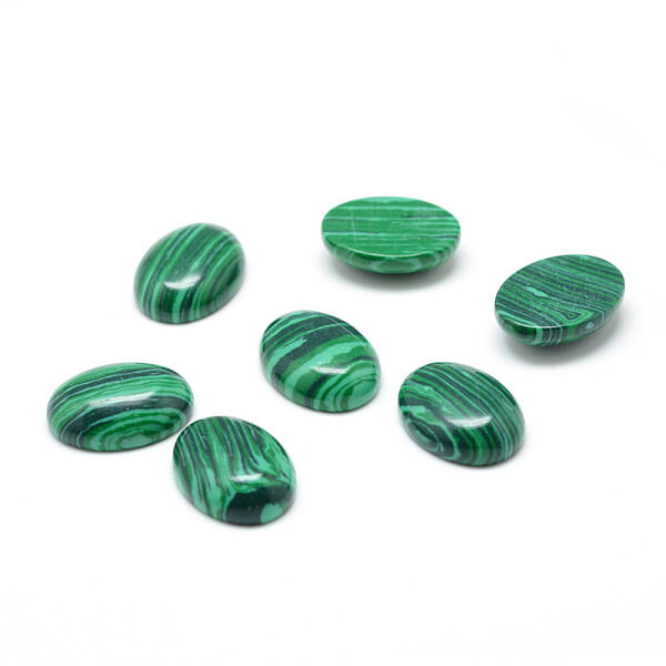 Synthetic Malachite Gemstone Cabochons