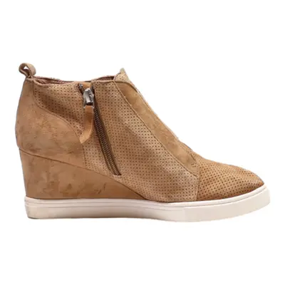 L.PAOLO Ankle Boots Brown Leather Womens UK 4