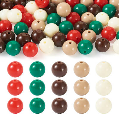 Opaque Acrylic Beads