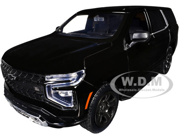 2025 Chevrolet Tahoe PPV Black Custom Builder's Kit - Law Enforcement and Public Service Series 1/24 Diecast Model Car by M...