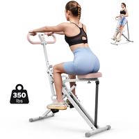 MERACH Squat Machine Glutes Workout Adjustable Resistance Foldable Exercise Equipment Leg Exercise Machine with 350lbs Weight...