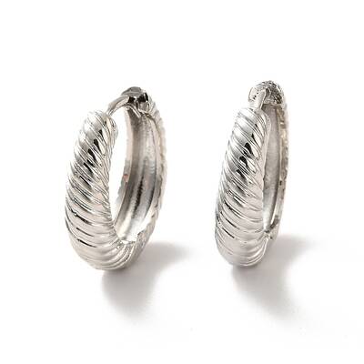Long-Lasting Plated Brass Hoop Earrings