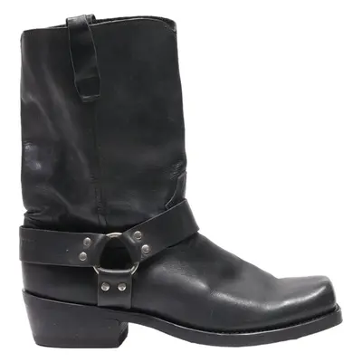 DURANGO High Boots Black Leather Mens UK 12