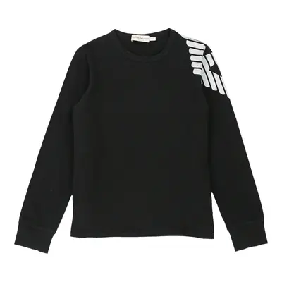 Emporio Armani Long Sleeve T-Shirt - Medium Black Cotton | Size: medium