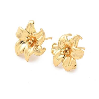Brass Stud Earrings Finding
