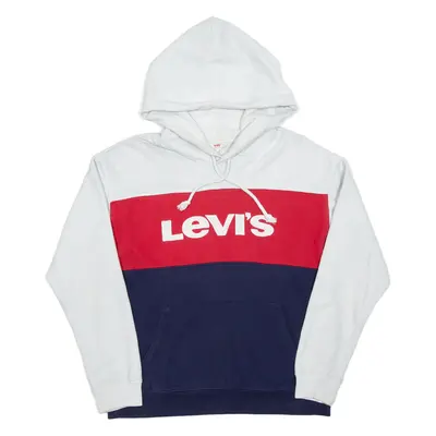 LEVI'S Mens Blue Hoodie M