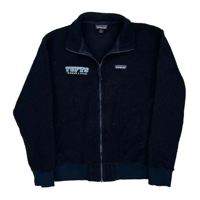 Tufts Swimming & Diving Patagonia Fleece Jacket - Medium Navy Polyester Blend