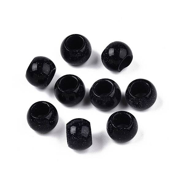 Synthetic Blue Goldstone Beads
