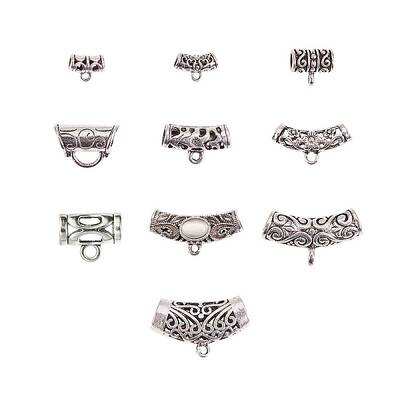 Tibetan Style Alloy Tube Bails