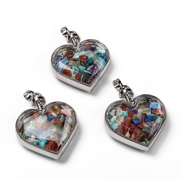 Glass Bottle Pendants