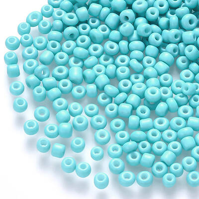 6/0 Baking Paint Glass Round Seed Beads