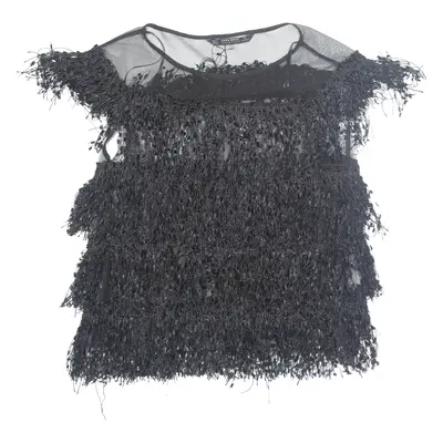 ZARA Womens Top Black S