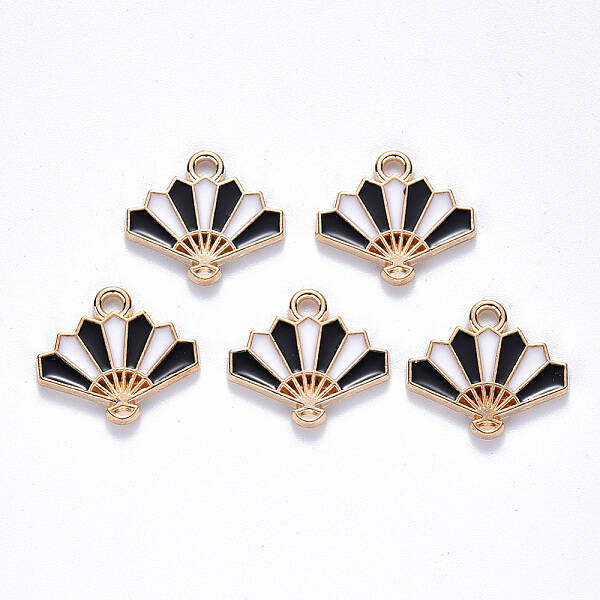 Chinese Style Alloy Enamel Pendants