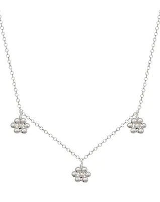 Flora Necklace | Metal Color: Silver
