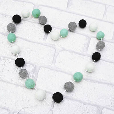 Felt Ball Garlands