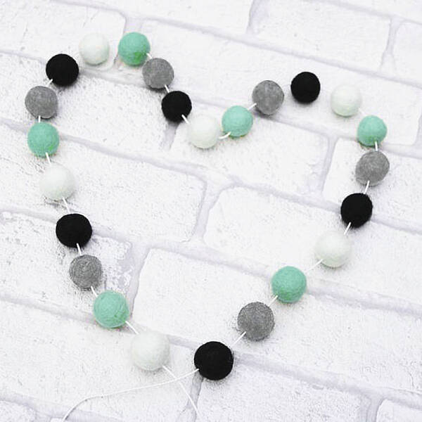 Felt Ball Garlands