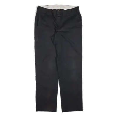 DICKIES Mens Trousers Black Slim Tapered W32 L30