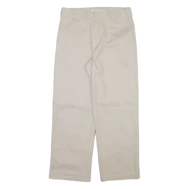 DICKIES Womens Trousers Beige Regular Straight W29 L28