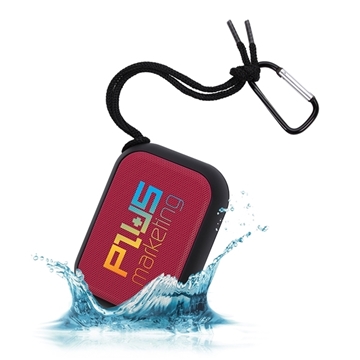 25 Customized Travel-Size Water-resistant Bluetooth Speaker - IPX6 ...