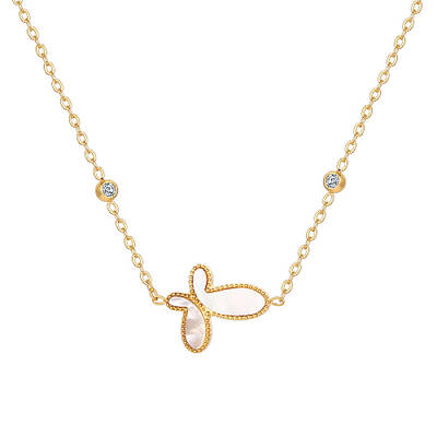 Butterfly Stainless Steel Pendant Necklaces