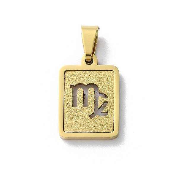 304 Stainless Steel Twelve Constellations Pendants