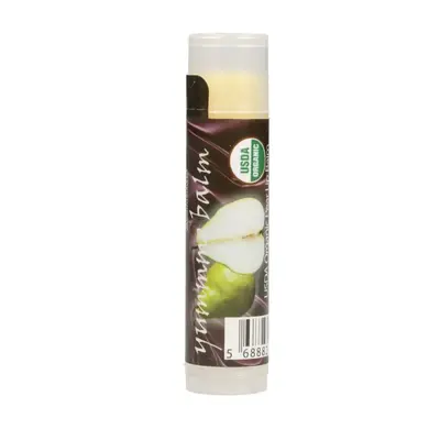 Biopark cosmetics Yummme Organic Lip Balm, Pear (4.25 g)