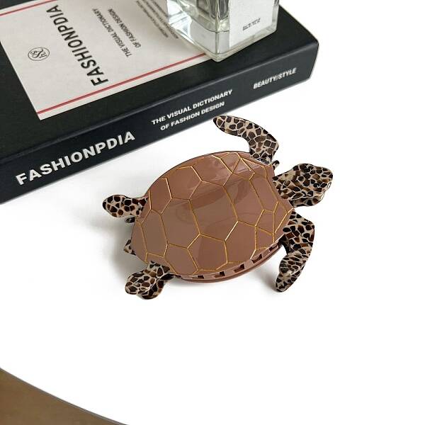 Turtle Cellulose Acetate Claw Hair Clips