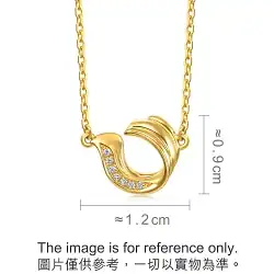 'Taffy' 999 Gold Diamond Necklace