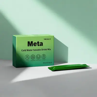 YMCAILI Meta Cold Water Drink Mix 10 Bags 8g Each - Instant Soluble Powder for Gut Health, Metabolism Boost & Immune Support ...