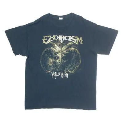 GILDAN Exorcism World In Sin Mens T-Shirt Black M