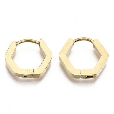 304 Stainless Steel Huggie Hoop Earrings