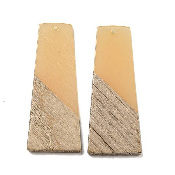 Resin & Walnut Wood Pendants