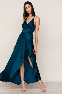 RUSH HOUR SILK MAXI DRESS